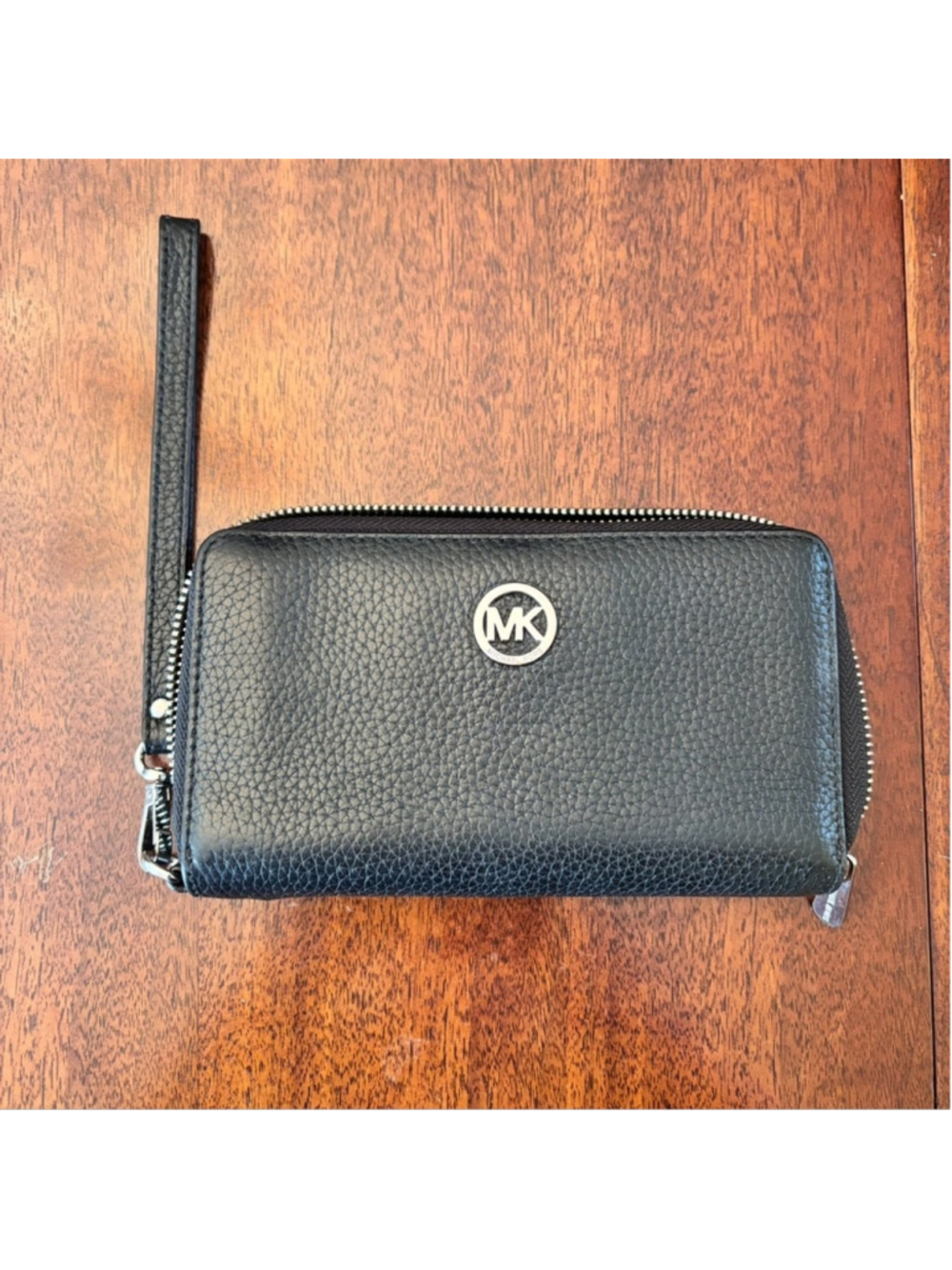 MICHAEL KORS COUTURE BLACK PEBBLE LEATHER WITH SNAKE PRINT HOBO BAG & WALLET EUC - Picture 10 of 11